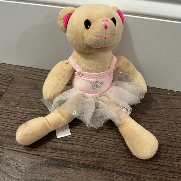 Revolution Dancewear Bear Plush Stuffed Animal Pink Tutu Leotard Dress 11" in - Picture 2 of 4